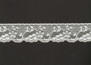 1.625 Inch Flat Lace, Natural (50 Yards) 8319 Natural MADE IN USA