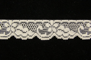 1 inch Flat Lace, natural (50 yards) 8318 natural MADE IN USA