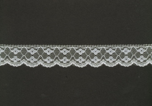 1.125 inch Flat Lace, Natural (50 Yards) 2612 natural MADE IN USA