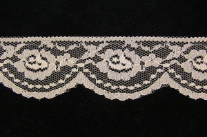 2 inch Flat Lace, natural (50 yards) MADE IN USA