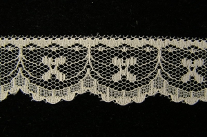 1 inch Flat Lace, natural (50 yards) MADE IN USA