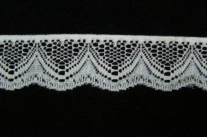 1.5 Inch Flat Lace, Natural (50 yards) 537 Natural MADE IN USA