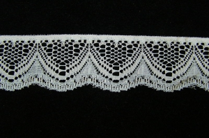 1.5 Inch Flat Lace, Natural (50 yards) 537 Natural MADE IN USA