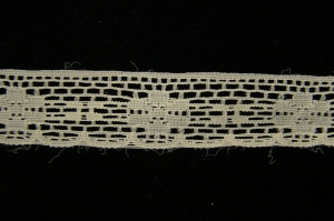 1.125 inch Flat Lace, natural (50 yards) MADE IN USA