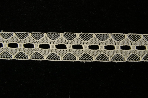 .675 Inch Flat Insert Beading Lace, Natural (100 yards) MADE IN USA