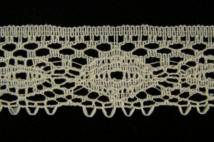 1.25 Inch Flat Lace, Natural (50 Yards) 61 Natural MADE IN USA