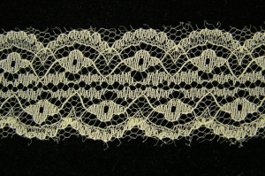 1.375 inch Flat Lace, yellow (50 yards) 7 yellow MADE IN USA