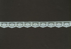 .75 Inch Flat Lace Trim, Mint Green (100 yards) MADE IN USA