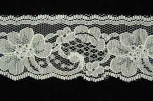 2 Inch Flat Lace, Mint Green (50 Yards) MADE IN USA