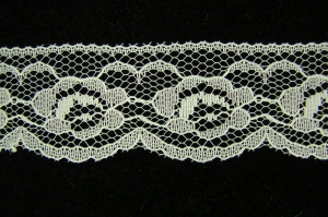 1.25 inch Flat Lace, mint green (50 yards) 2611 mint MADE IN USA
