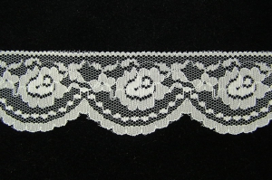 2.125 inch Flat Lace, mint (50 yards) MADE IN USA