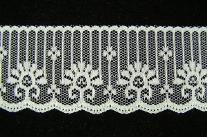 1.875 inch Flat Lace, mint green (50 yards) MADE IN USA