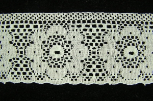 2 Inch Flat Lace, Mint Green (50 yards) 397 Mint MADE IN USA