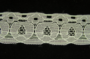 1.75 inch Flat Lace, mint green (50 yards) MADE IN USA