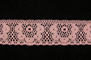 1.375 Inch Flat Lace, Mauve (50 Yards) MADE IN USA