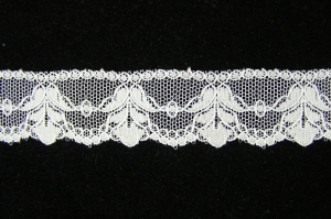 1.125 inch Flat Lace, Light Blue (50 Yards) MADE IN USA.