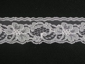2 Inch Flat Lace, Pink (50 Yards) MADE IN USA