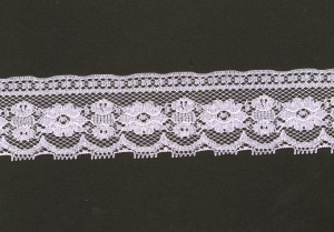2 Inch Flat Lace, Pink (50 Yards) MADE IN USA