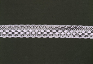 1.125 inch Flat Lace, Pink (50 Yards) MADE IN USA