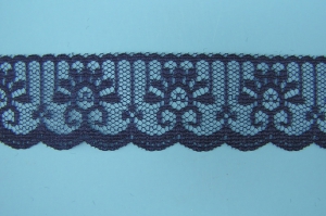 1.25 Inch Flat Lace, Navy Blue (50 Yards) MADE IN USA