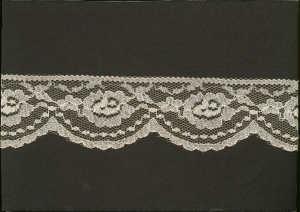 2.125 inch Flat Lace, peach (50 yards) MADE IN USA