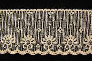 2.5 inch Flat Lace, peach (50 yards) MADE IN USA