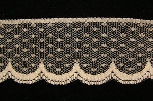 2 Inch Flat Lace, Peach (50 Yards) 591 Peach MADE IN USA