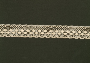 1.125 inch Flat Lace, Peach (50 Yards) MADE IN USA