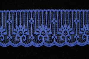 2 inch Flat Lace, royal blue (50 yards) 652 royal MADE IN USA