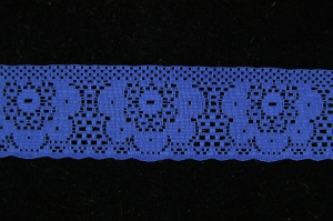 1.375 Inch Flat Lace, Royal Blue (50 Yards) MADE IN USA