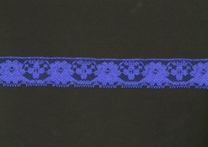 1.125 inch Flat Lace, royal blue (50 yards) 271 royal MADE IN USA