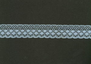 1.125 inch Flat Lace, Williamsburg Blue (50 Yards) MADE IN USA