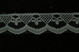 .875 inch Flat Lace, Williamsburg blue (100 yards) MADE IN USA