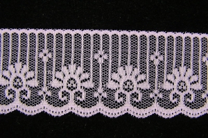 1.875 inch Flat Lace, lavender (50 yards) 652 lavender MADE IN USA