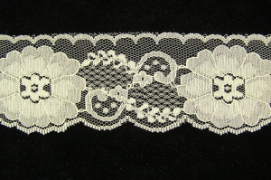 2.5 Inch Flat Lace, Yellow (50 Yards) 3634 Yellow MADE IN USA