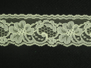 2 Inch Flat Lace, Light Yellow Maize (50 Yards) MADE IN USA