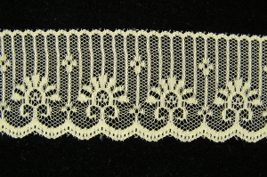 1.875 Inch Flat Lace, Maize (50 yards) MADE IN USA