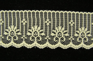 1.875 Inch Flat Lace, Maize (50 yards) MADE IN USA