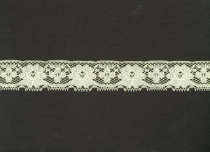 1.125 inch Flat Lace, yellow (50 yards) 271 yellow MADE IN USA