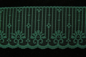 2.5 inch Flat Lace, hunter green (50 yards) MADE IN USA