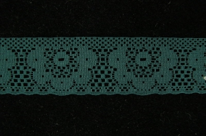 1.375 Inch Flat Lace, Hunter Green (50 Yards) MADE IN USA