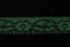 .75 inch Flat Lace, hunter green (100 yards) 355 hunter MADE IN USA