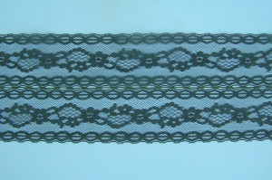 3.25 inch Flat Lace, hunter green (50 yards) MADE IN USA