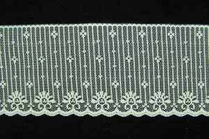 3.75 Inch Flat Lace, Celadon Green (25 Yards) MADE IN USA