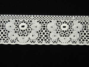 1.375 Inch Flat Lace, Natural (373 Yard FULL SPOOL) MADE IN USA