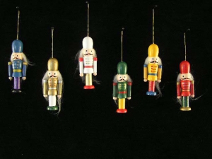 Wooden Soldier Ornament (lot of 24)