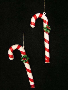 Candy Cane Ornament, 8.5 inch (lot of 24 packs)
