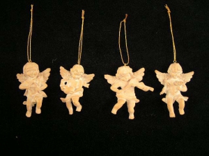 Terra Cotta Cherub Ornament (lot of 24)