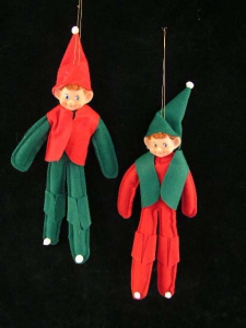 Poseable Elf, 13 inch (lot of 6) SALE ITEM