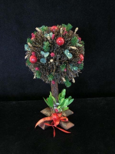 Decorated Twig Topiary, 15 inch (lot of 4) SALE ITEM